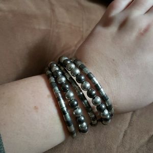 Silver cuff braclet